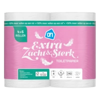 AH Toiletpapier zacht 4-laags 4=6 rollen