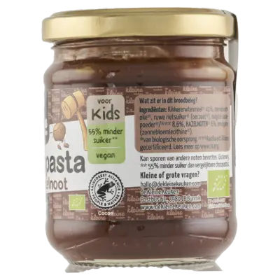 pdp-image-De Kleine Keuken Biologische chocopasta hazelnoot kids