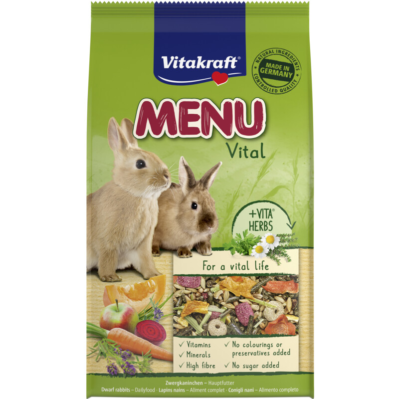 Een afbeelding van Vitakraft Menu vital dwergkonijnen