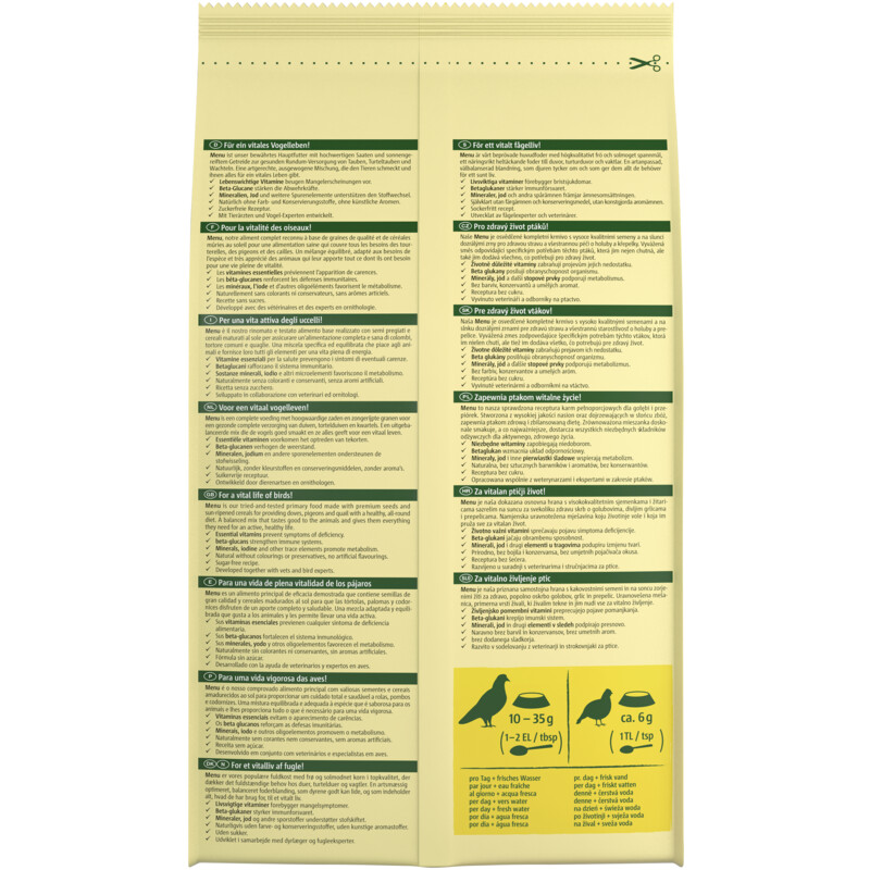 Een afbeelding van Vitakraft Menu vital duiven