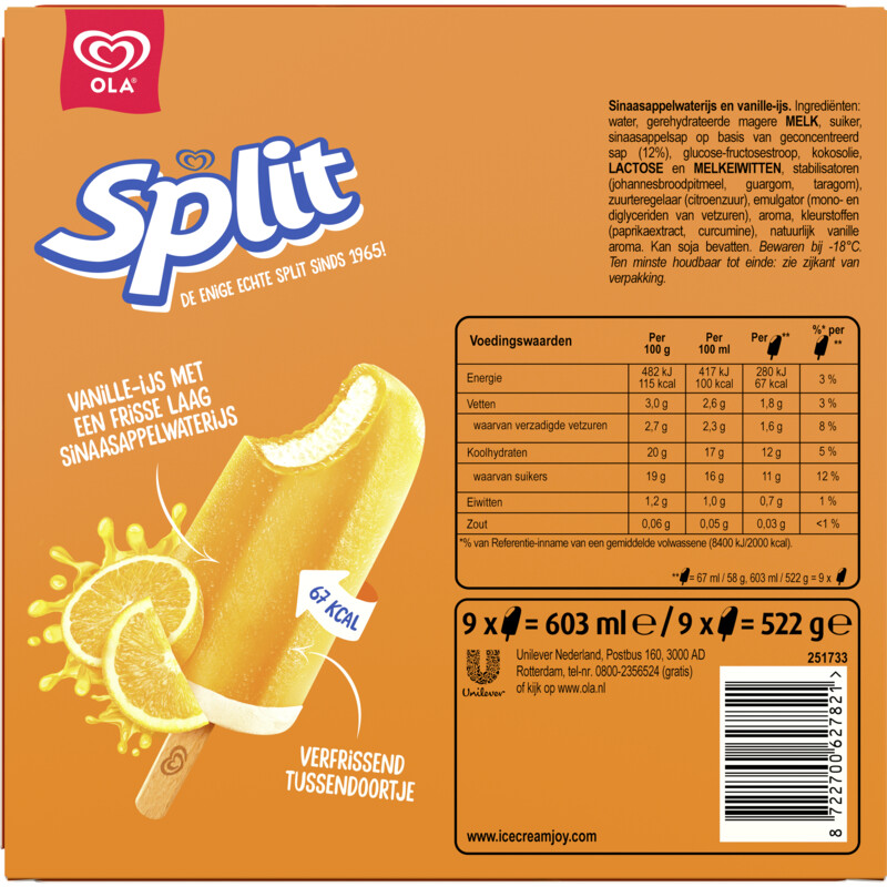 Een afbeelding van Ola Split