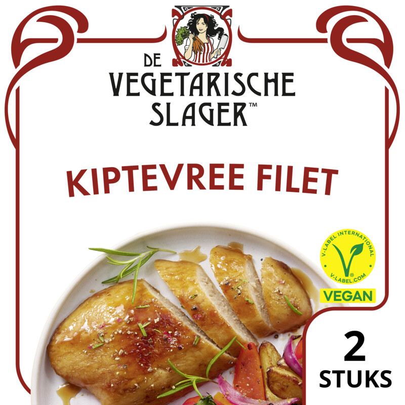 Een afbeelding van Vegetarische Slager Vegan kiptevree filet
