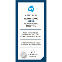 AH Paracetamol 500mg filmomhulde tabletten