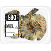 Een afbeelding van AH BBQ black tiger garnalen knoflook