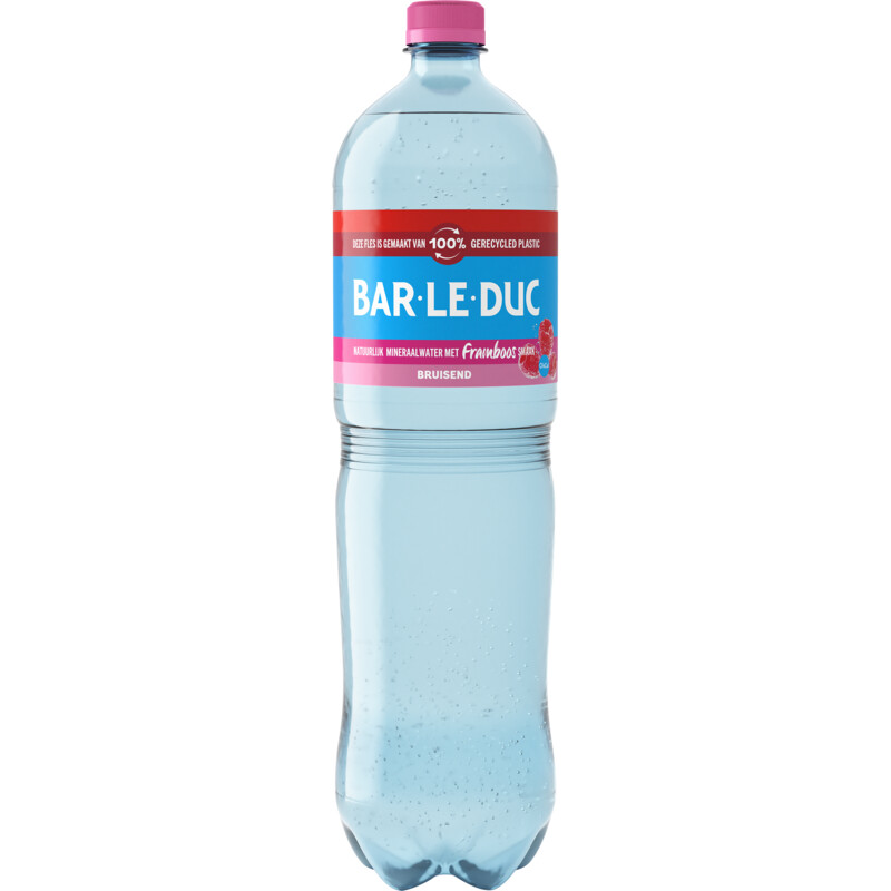 Een afbeelding van Bar-le-Duc Mineraalwater frambozen