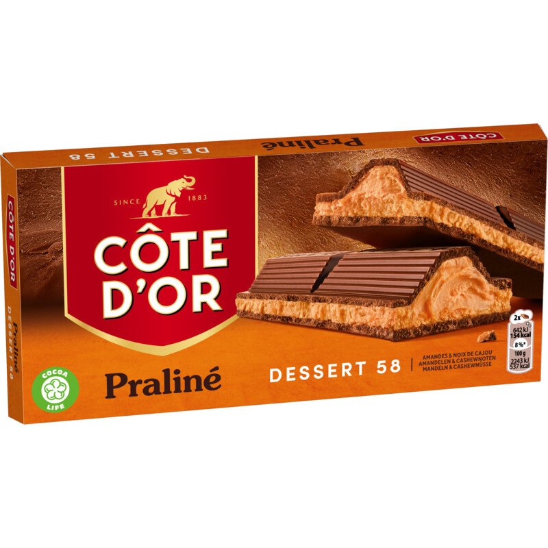 Een afbeelding van Côte d'Or Dessert 58 BEL