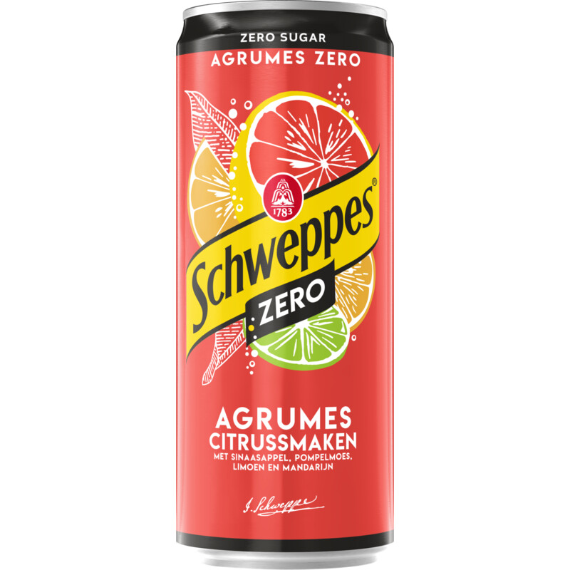 Een afbeelding van Schweppes Agrumes zero