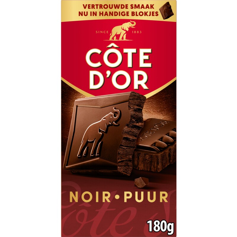 Een afbeelding van Côte d'Or Chocoladereep puur
