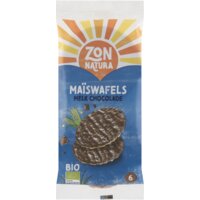 Een afbeelding van Zonnatura Maiswafel chocolade melk