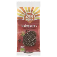 Zonnatura Maiswafel chocolade puur