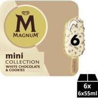 Een afbeelding van Magnum Mini white chocolate & cookies