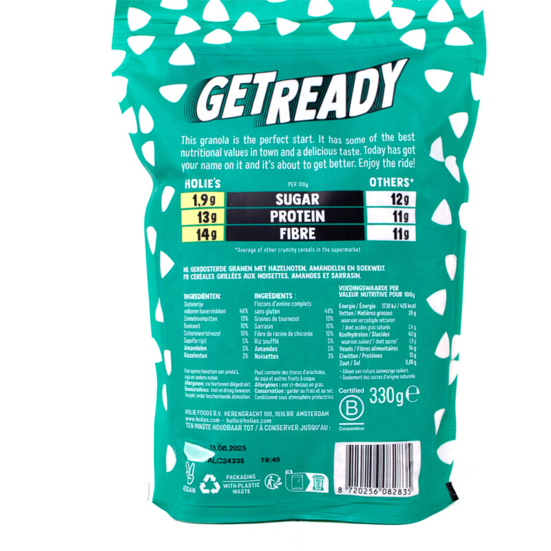 Een afbeelding van Holie's Granola buckwheat & nuts glutenfree