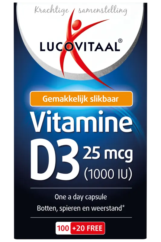 Vitamine D3 25 mcg capsules