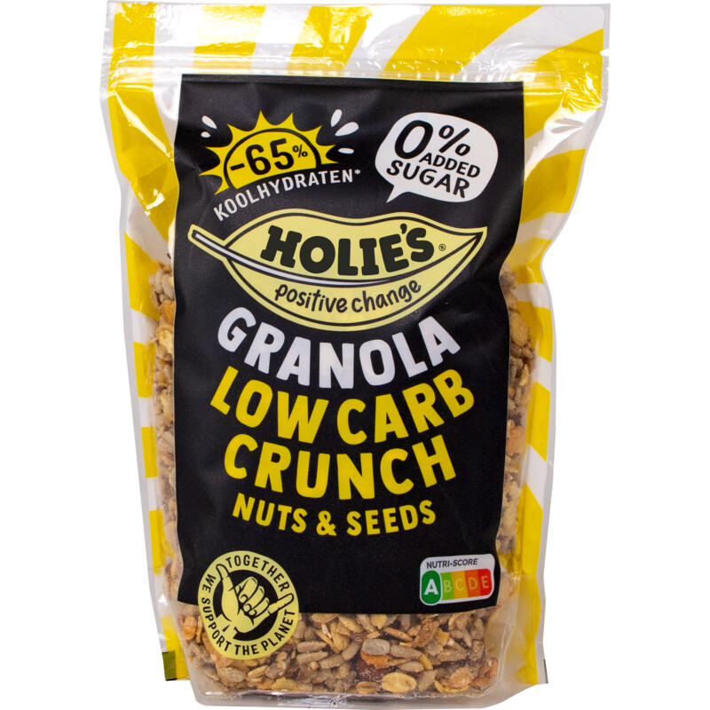 Een afbeelding van Holie's Granola low carb crunch nuts & seeds