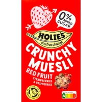 Een afbeelding van Holie's Crunchy muesli red fruit