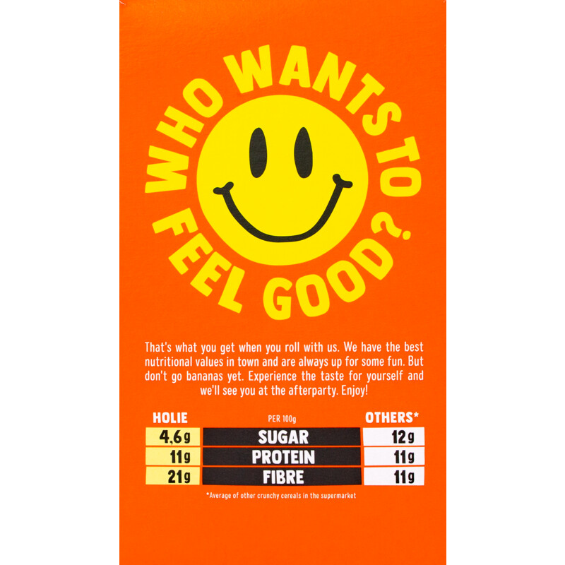 Een afbeelding van Holie's Crunchy muesli banana pecan