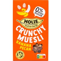 Een afbeelding van Holie's Crunchy muesli banana pecan