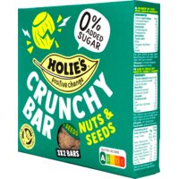 Een afbeelding van Holie's Crunchy bar nuts & seeds
