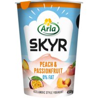 Een afbeelding van Arla Skyr peach & passionfruit 0% fat