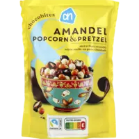 AH Chocobites amandel popcorn & pretzel