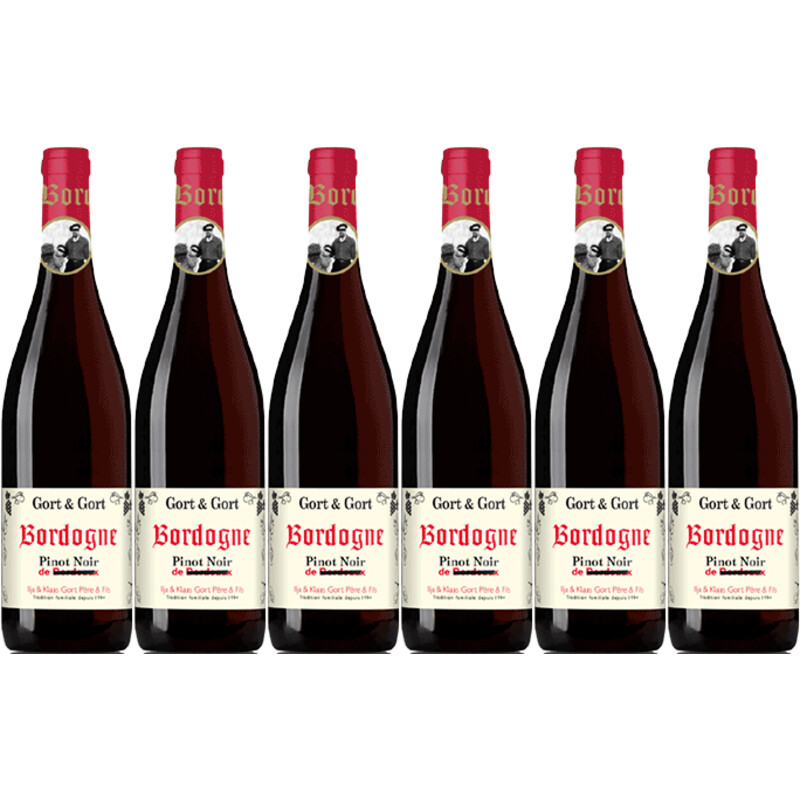 Een afbeelding van Gort & Gort Bordogne pinot noir 6 flessen