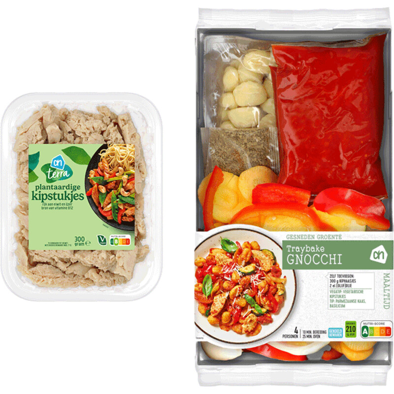 Een afbeelding van AH Vega Gesneden Gnocchi Verspakket