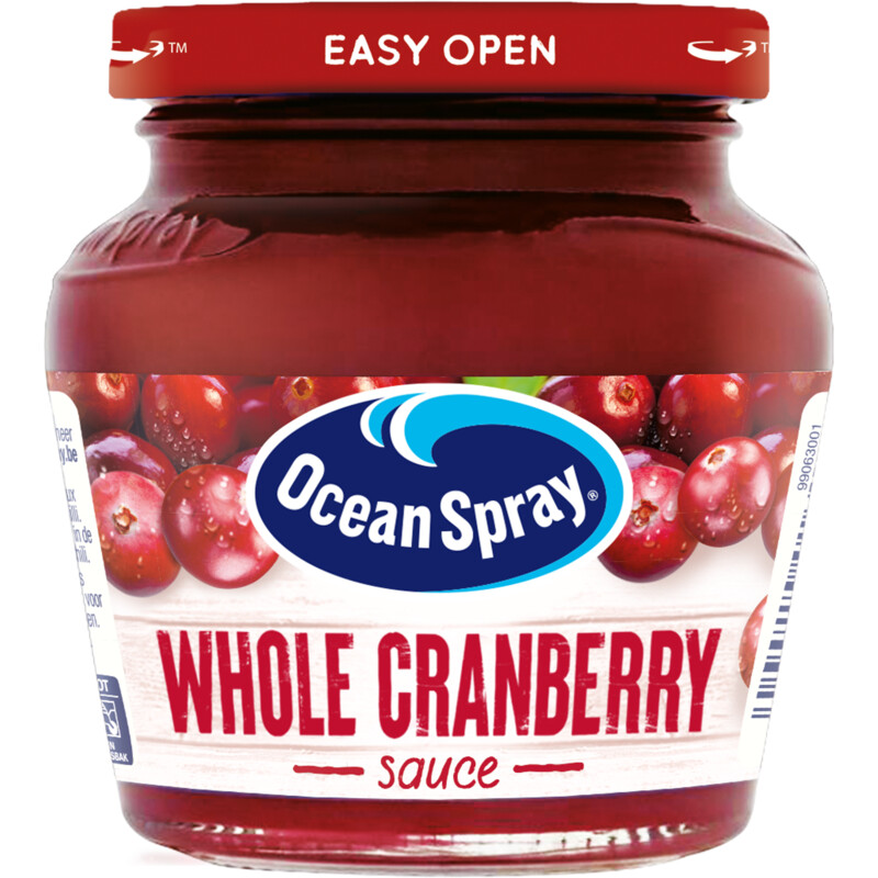 Een afbeelding van Ocean Spray Whole cranberry sauce