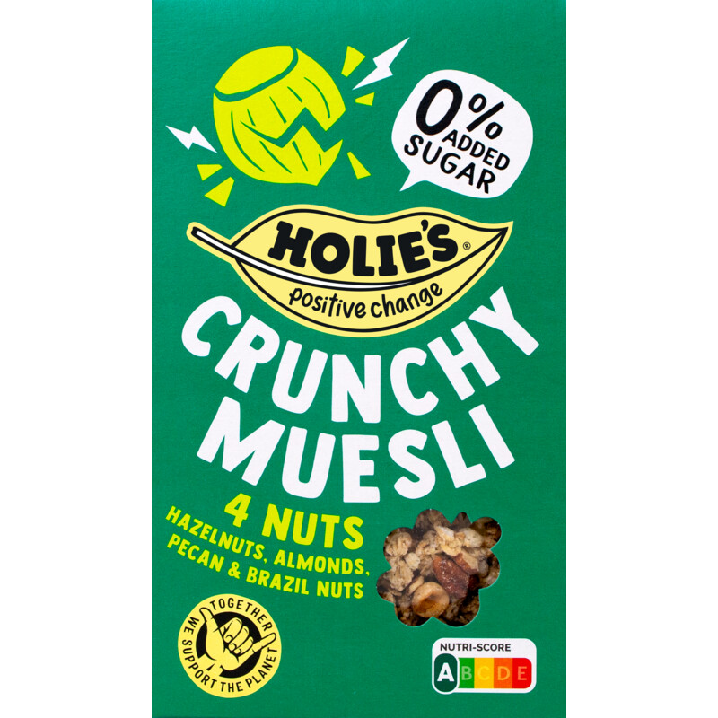 Een afbeelding van Holie's Crunchy muesli 4 nuts