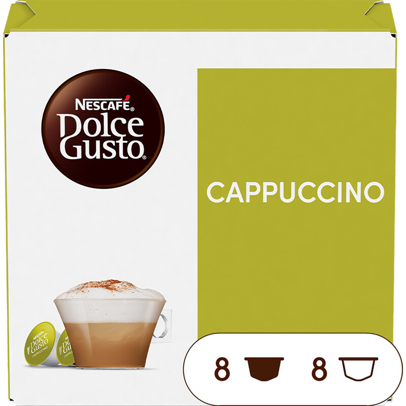Een afbeelding van Nescafé Dolce Gusto Cappuccino capsules