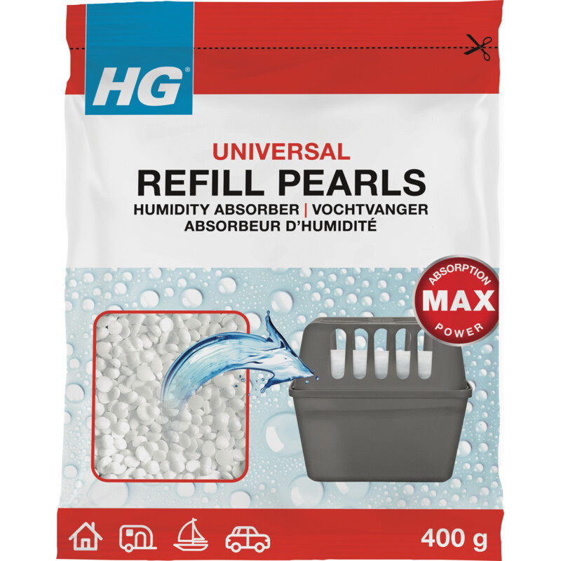 Een afbeelding van HG Vochtvanger refill pearls
