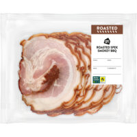 Een afbeelding van AH Roasted spek smokey BBQ