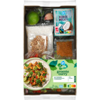 Een afbeelding van AH Terra Plantaardige verspakket groentecurry