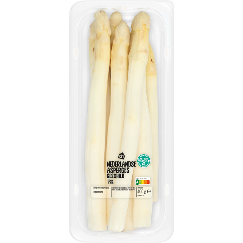 Een afbeelding van AH Nederlandse asperges geschild