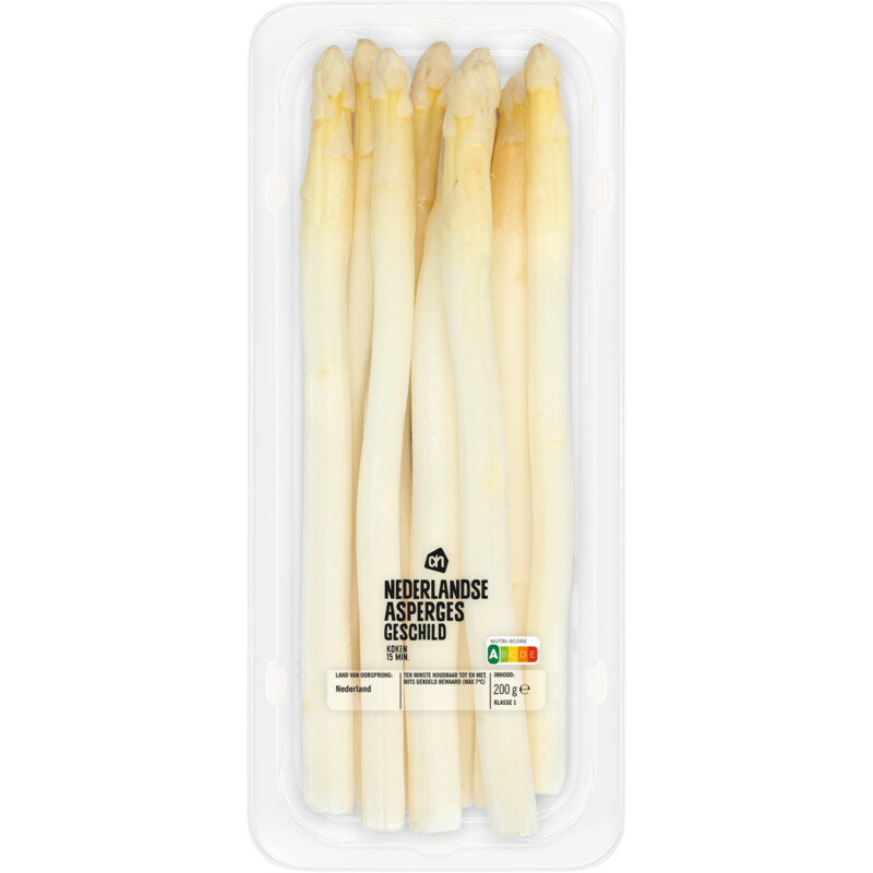 Een afbeelding van AH Nederlandse asperges geschild