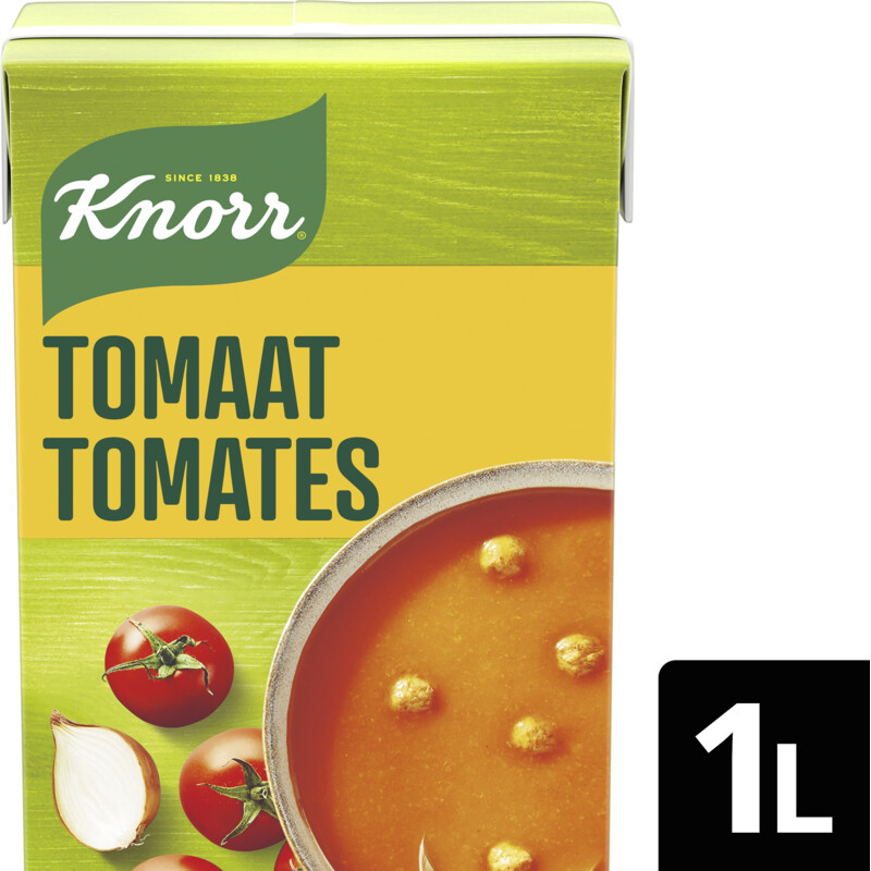 Een afbeelding van Knorr Tetra tomatensoep met balletjes bel