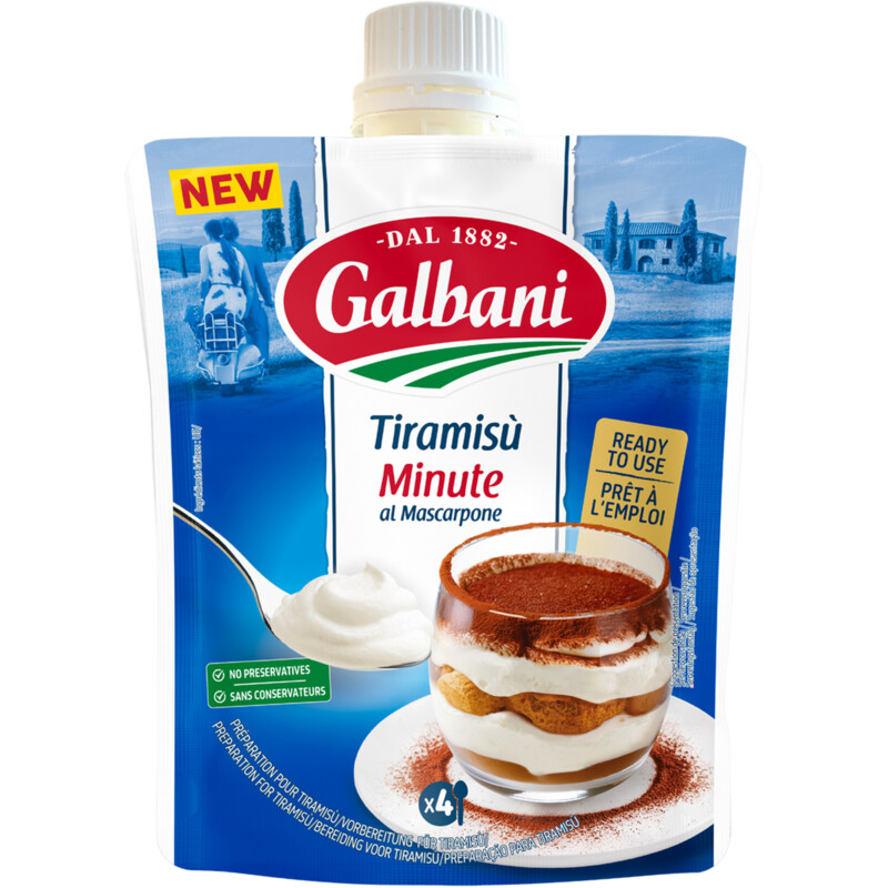 Een afbeelding van Galbani Tiramisu minute al mascarpone