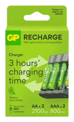 pdp-image-GP Batterij oplader AA en AAA