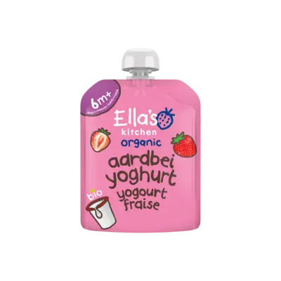 pdp-image-Ella's kitchen Biologische Aardbeien yoghurt 6m+