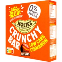 Een afbeelding van Holie's Crunchy bar low carb cinnamon