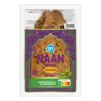 AH Naanbrood volkoren knofook & koriander