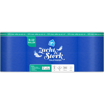 pdp-image-AH Toiletpapier 3-laags 8=12 rollen