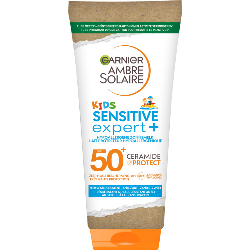 Een afbeelding van Ambre Solaire Kids sensitive expert+ zonnemelk spf50+