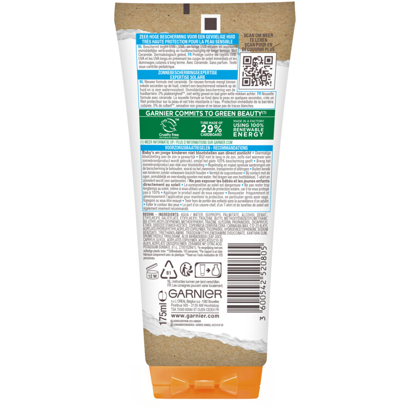 Een afbeelding van Ambre Solaire Kids sensitive expert+ zonnemelk spf50+