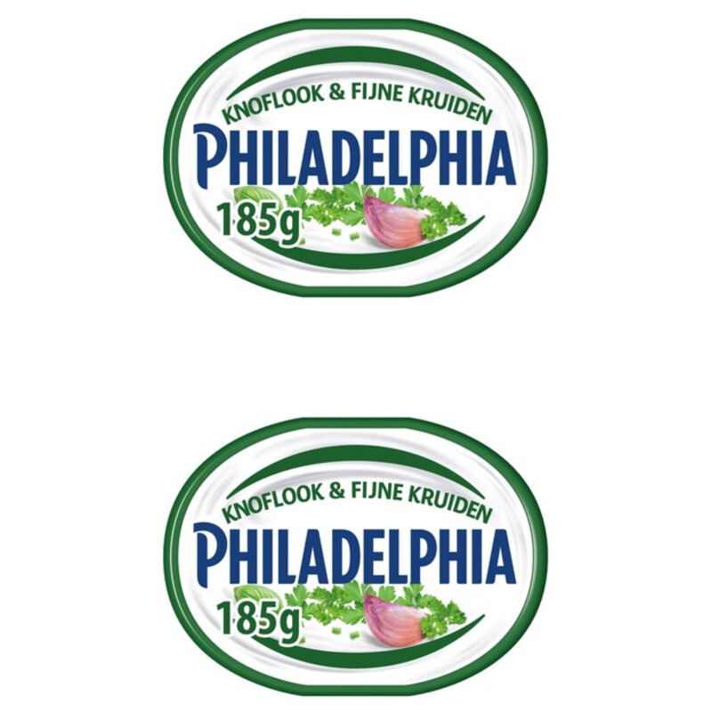 Een afbeelding van Philadelphia Knoflook & Kruiden 2-pack