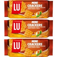 Een afbeelding van LU Mini crackers tomaat & basilicum 3-pack