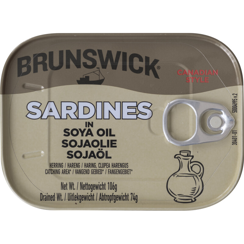 Een afbeelding van Brunswick Canadian style sardines