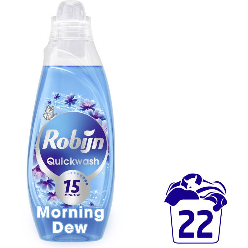 Een afbeelding van Robijn Quickwash morning dew wasmiddel