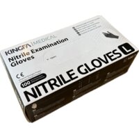 Een afbeelding van Grill Fanatics Nitril handschoenen zwart