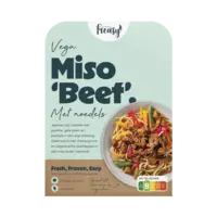 Freasy Miso ''beef'' met noedels