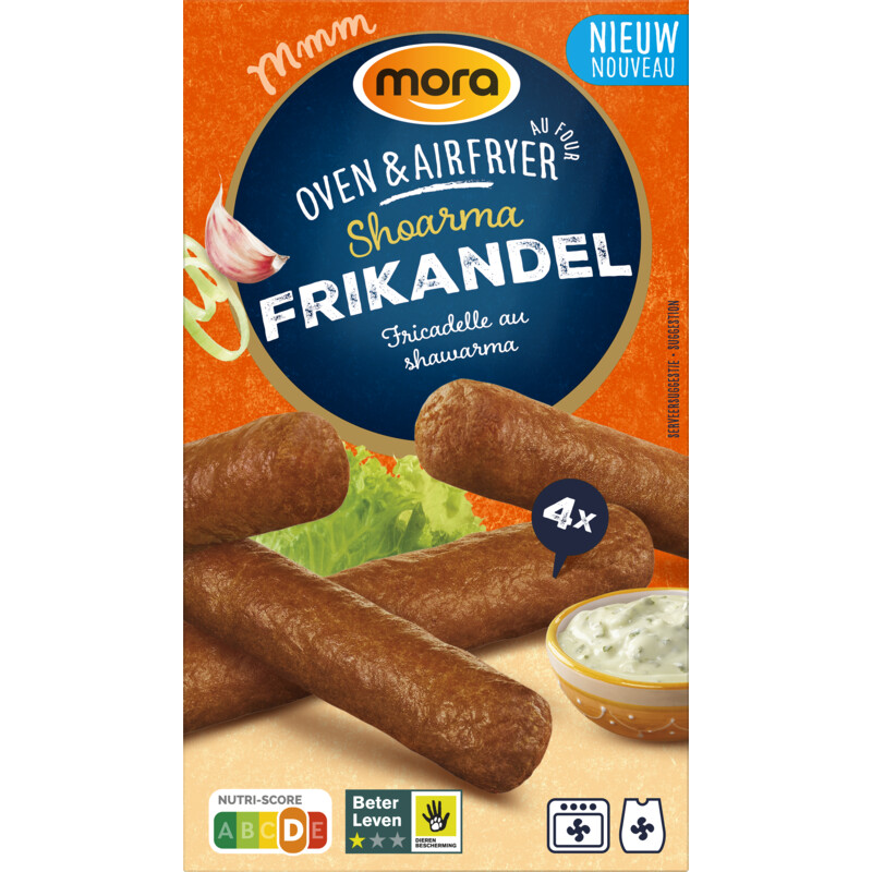 Een afbeelding van Mora Oven & airfryer shoarma frikandel